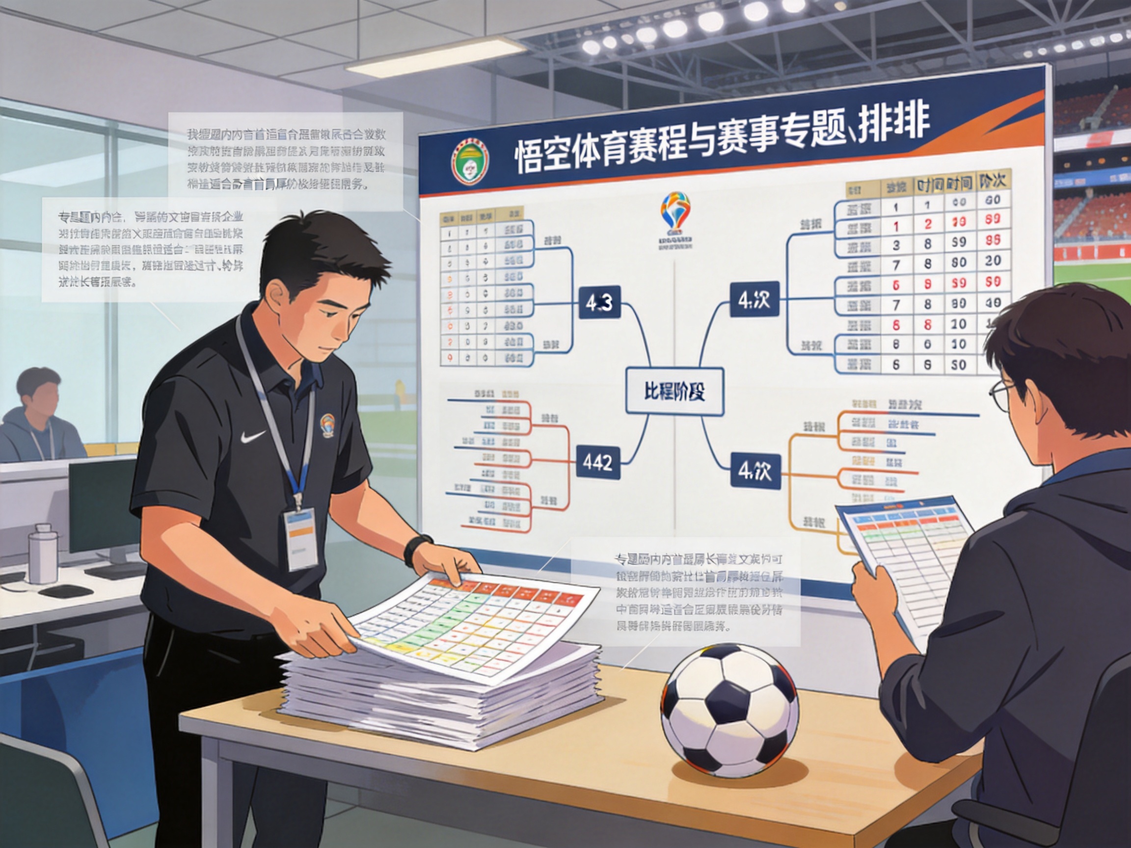 悟空体育赛程与赛事专题编排示意图，展示比赛安排信息按时间与轮次组织的方式
